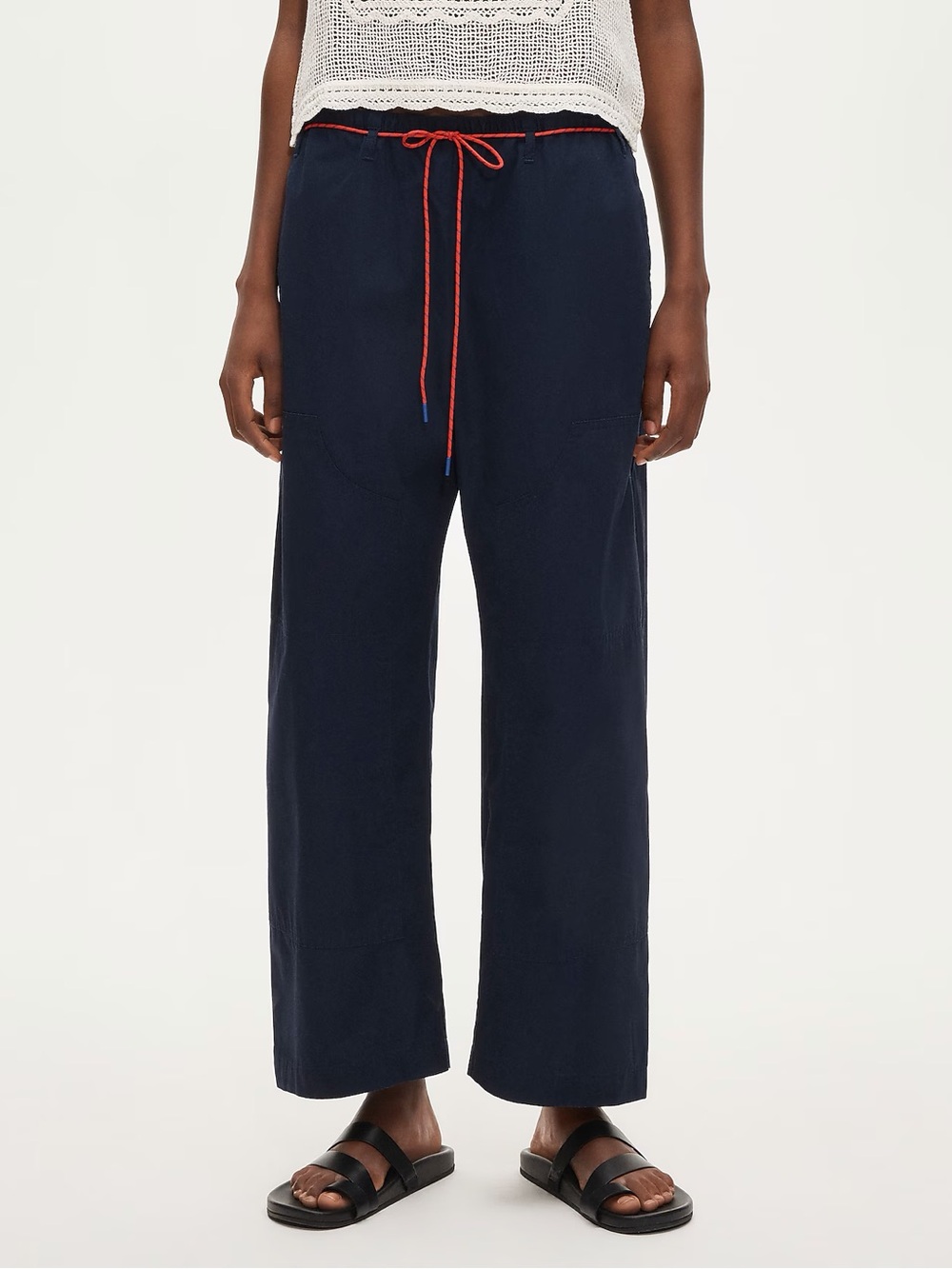 J.Crew Luna pant with removable paracord